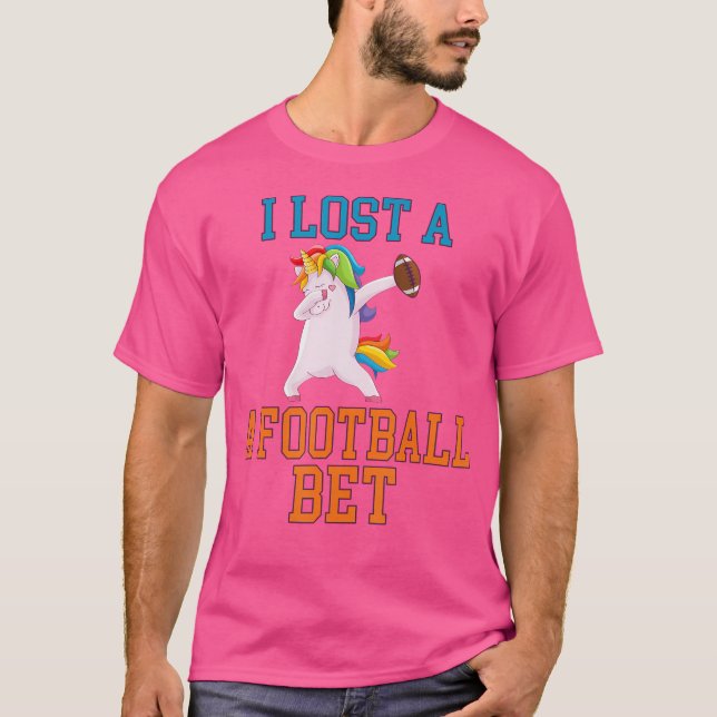 T-shirt J'Ai Perdu Un Pari De Football (Devant)