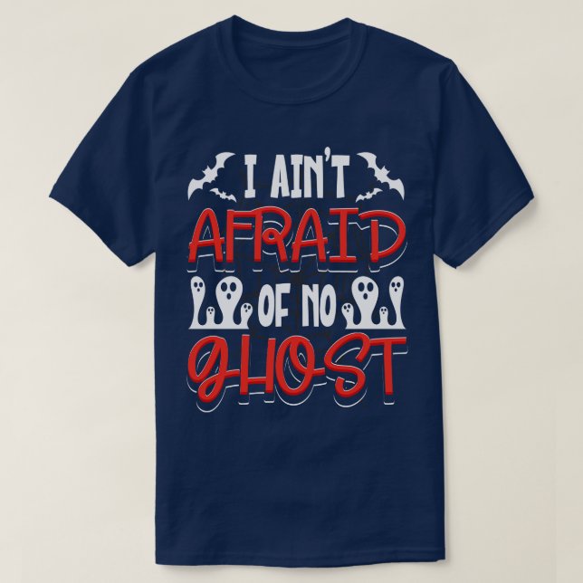 T-shirt J'Ai Peur D'Aucun Fantôme (Design devant)