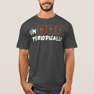 T-shirt J'Ai Peur Périodiquement Lazy Halloween Costume Sc
