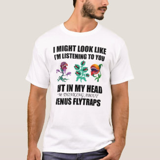 T-shirt J'ai peut-être l'air de vous écouter