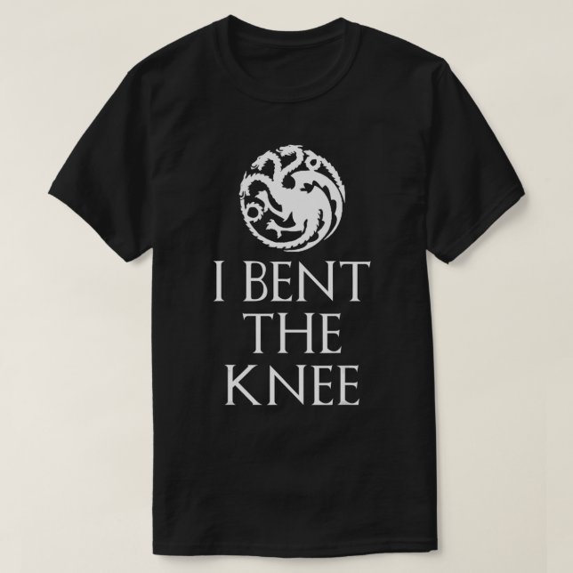 T-shirt J'ai plié le genou (Design devant)