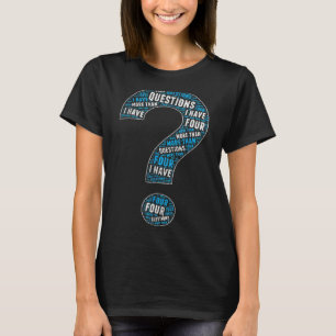 T-shirt J'Ai Plus De Quatre Questions Pâque Juif Se