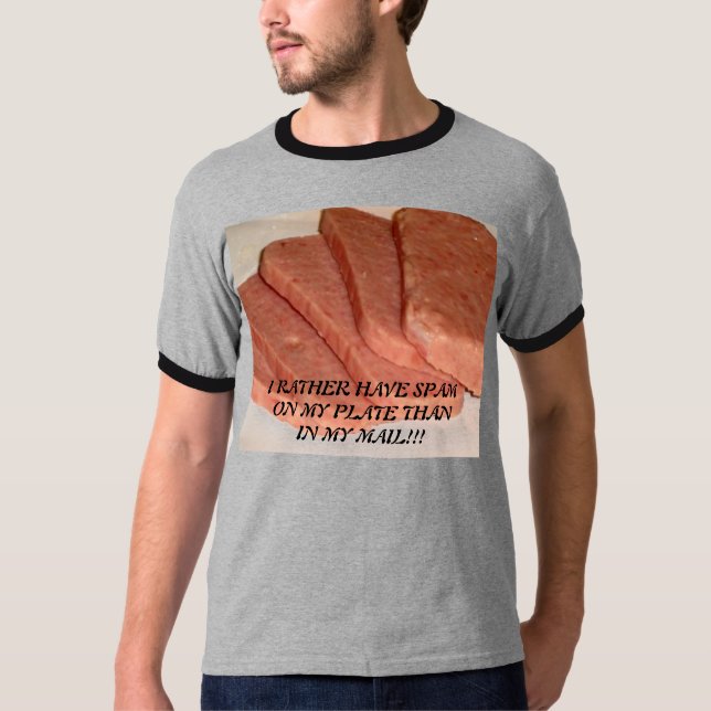 T-SHIRT J'AI PLUTÔT LE SPAM SUR LE MON… (Devant)