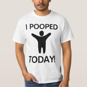 T-shirt J'Ai Poopé Aujourd'Hui Chemise