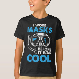 T-shirt J'Ai Porté Des Masques Avant C'Était Cool Drôle Pl
