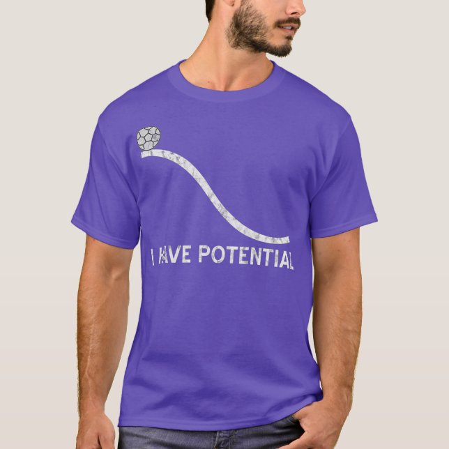 T-shirt J'Ai Potentiellement Drôle Énergie Physique Scienc (Devant)