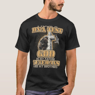 T-shirt J'Ai Pris Un Examen Adn Dieu Est Mon Père Vétérina