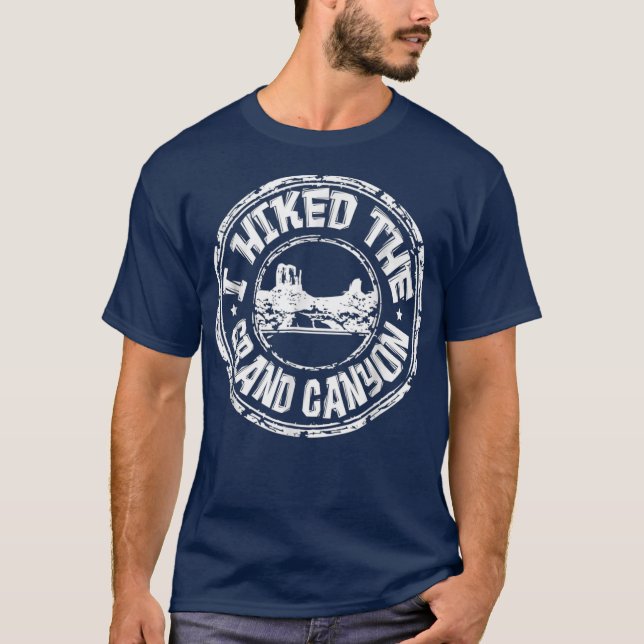 T-shirt J'Ai Promené Le Grand Canyon Adventure Randonnée T (Devant)