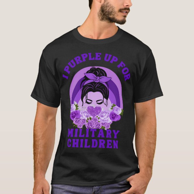 T-shirt J'Ai Purplé Pour L'Armée (Devant)