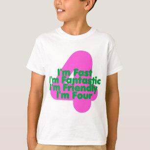 T-shirt J'ai quatre ans
