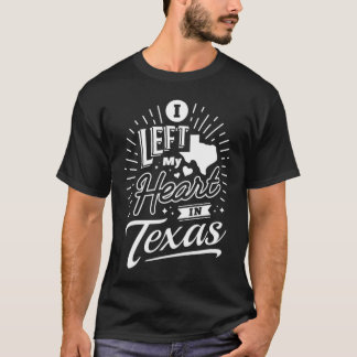T-shirt J'ai quitté mon coeur au Texas Chemise