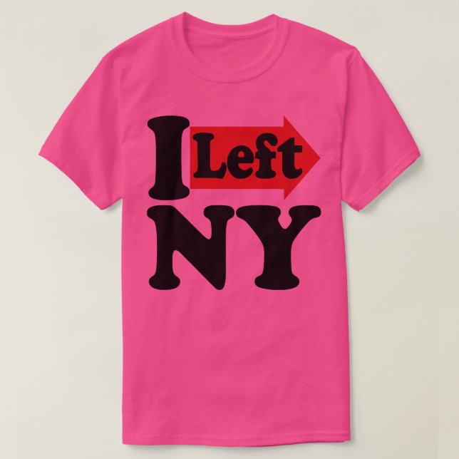 T-shirt J'ai quitté NY (Design devant)