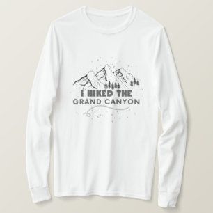 T-shirt j'ai randonné le grand canyon drôle randonnée