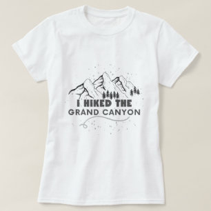 T-shirt j'ai randonné le grand canyon drôle randonnée