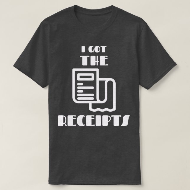 T-shirt J'ai reçu les reçus (Design devant)