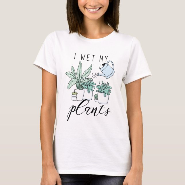 T-shirt J'ai reçu mes Plantes (Devant)