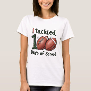T-shirt J'ai relevé le défi de 100 jours d'école Footll 10
