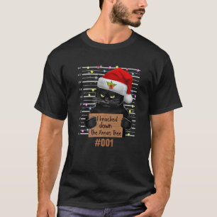 T-shirt J'ai renversé le chat de l'arbre de Noël