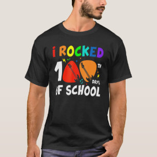 T-shirt J'Ai Rocké 100 Jours D'École 100E Jour Musique De 