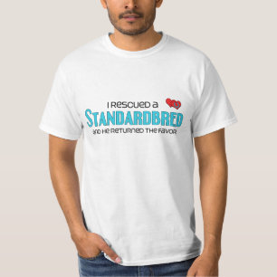 T-shirt J'ai secouru un Standardbred (le cheval masculin)
