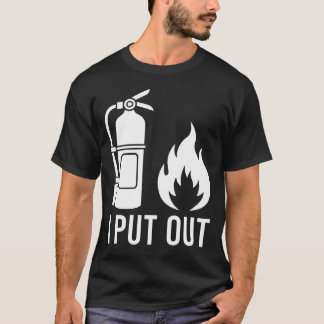 T-shirt J'Ai Sorti Le Feu Extincteur Feu Drôle