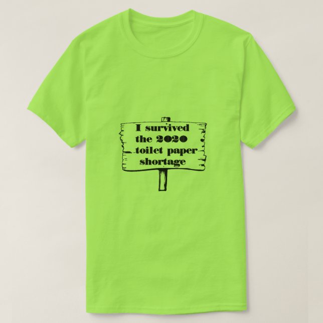 T-shirt J'ai survécu (Design devant)