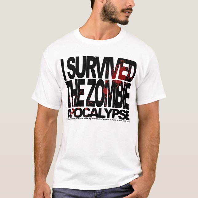 T-SHIRT J'AI SURVÉCU… (Devant)