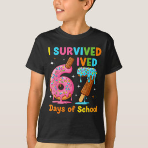 T-shirt J'ai survécu 67 jours d'école Mème drôle Professeu