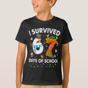 T-shirt J'ai survécu 67 jours d'école Mème drôle Six Sept 