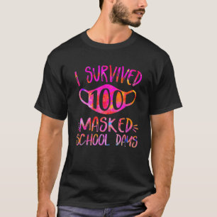 T-shirt J'Ai Survécu À 100 Journées Scolaires Masquées Étu