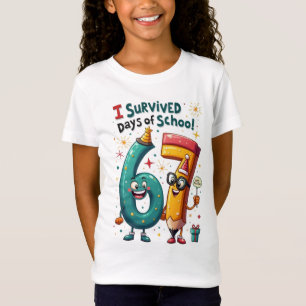 T-Shirt J'ai survécu à 67 jours de célébration du Nouvel A