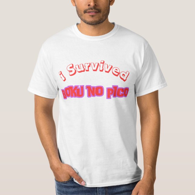 T-shirt J'ai survécu à Boku no Pico (Devant)
