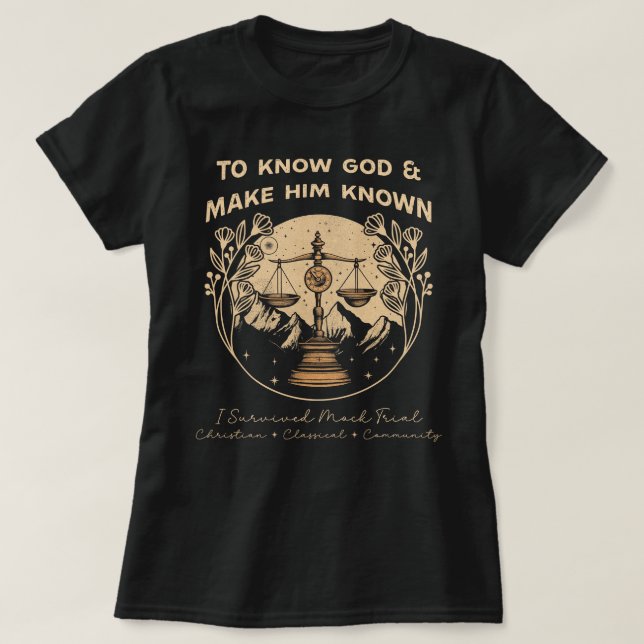 T-shirt J'ai survécu à de Fausses conversations classiques (Design devant)
