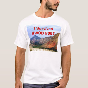 T-shirt J'ai survécu à GWOD 2007