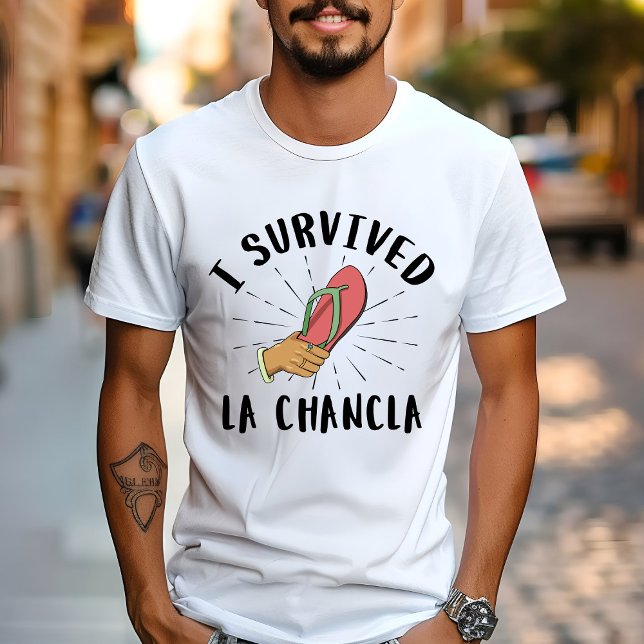 T-shirt J'ai Survécu à La Chancla - Blague drôle de mère m (Créateur téléchargé)