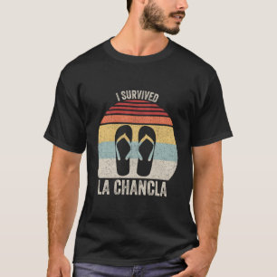T-shirt J'ai survécu à La Chancla Humour mexicain