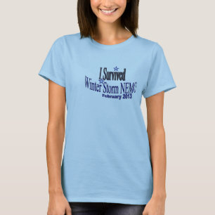 T-shirt J'ai survécu à la chemise 2013 de la tempête NE