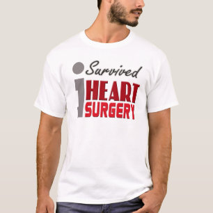 T-shirt J'ai survécu à la chemise de chirurgie cardiaque