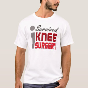 T-shirt J'ai survécu à la chemise de chirurgie de genou