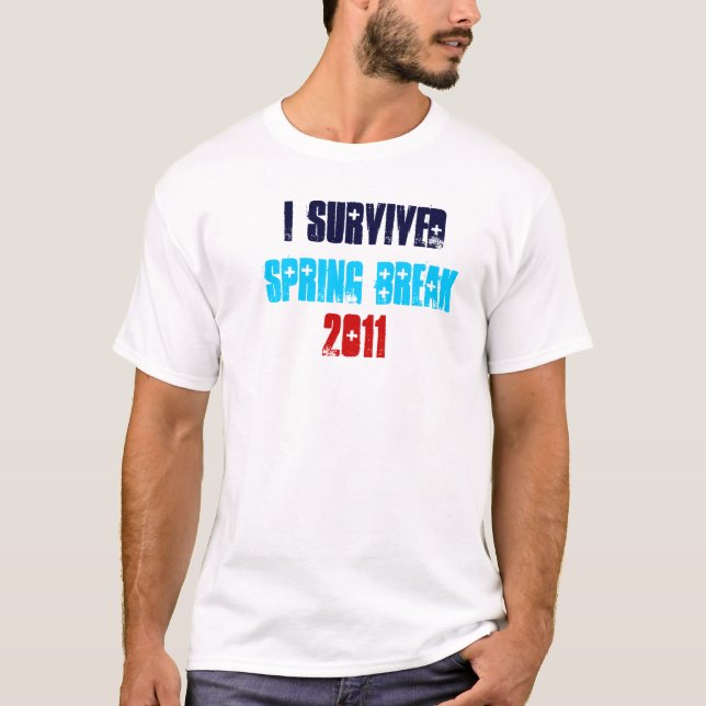 T-shirt J'ai survécu à la coupure de ressort 2011 (Devant)