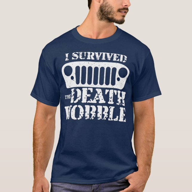 T-shirt J'ai survécu à la débâcle de la mort (Devant)