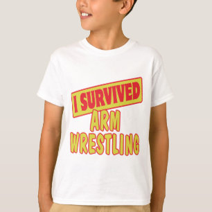 T-SHIRT J'AI SURVÉCU À LA DÉCHETS DE BRAS