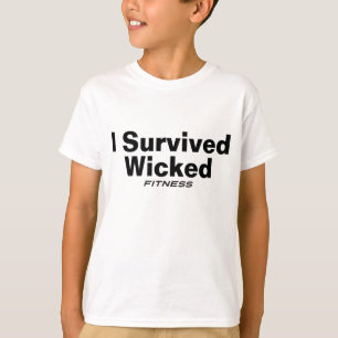 T-shirt J'ai survécu à la forme physique mauvaise