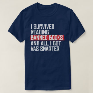 T-shirt J'ai survécu à la lecture de livres interdits