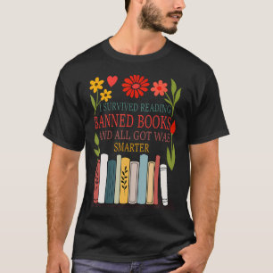 T-shirt J'ai survécu à la lecture de livres interdits et t