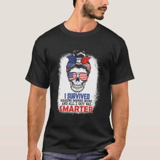 T-shirt J'ai survécu à la lecture de livres interdits Livr
