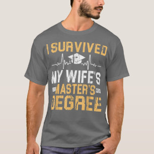 T-shirt J'ai survécu à la maîtrise de ma femme