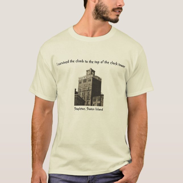 T-shirt J'ai survécu à la montée jusqu'au dessus de la (Devant)