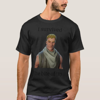T-shirt J'Ai Survécu À La Morsure De '87