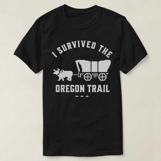 T-shirt J'ai survécu à la piste 1 de l'Oregon (Design devant)